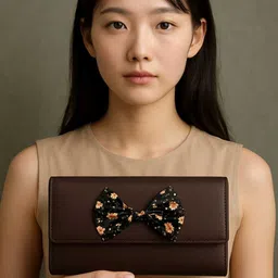 g m w Formal Brown Clutch image 3