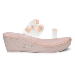 JM Looks Embellished Open Toe Wedge image 5