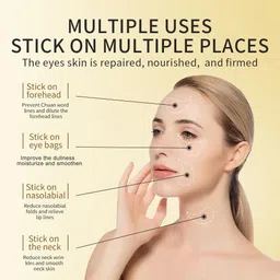 vendify Eye Patches for Dark Circles with 24k Gold, Eye Cooling Gel Pads image 5