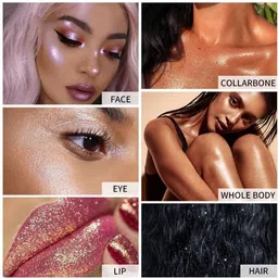 gabbu 4 Colour Highlighter Palette Ultra Blendable & Long Lasting Highlighter image 2