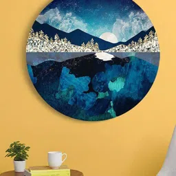 THE ARTMENT Canvas Wall Round Paintings Wall Art -6.2x6.2In-image-73
