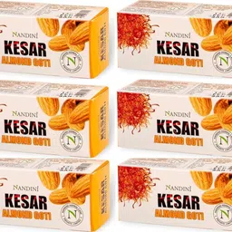 nandini Kesar & Almond Goti Facial soap 25gm - Pack of 6-picture-14