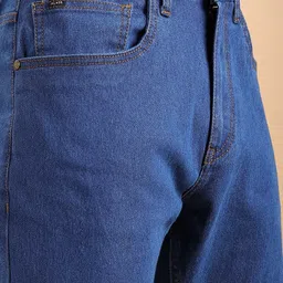 highlander Men Regular Mid Rise Dark Blue Jeans image 5