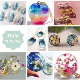 es³kube Epoxy UV Resin, Hard Clear, Liquid Form for Jewelry Making, Art, Crafts Glue image 4