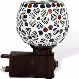 Premium Kapoordani Mosaic Glass, Pack of 1 piece, Night Lamp for Fragrance Ceramic Incense Holder-image-14