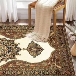ishro home Multicolor Polyester Carpet image 3