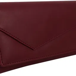 Casual, Party, Formal, Sports MaroonClutch- Regular Size-image-4