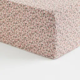 H&M Girls Peach-Colored Patterned Cotton Fitted Sheet-picture-13