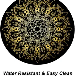 TrendoPrint Printed Circle Gaming Rubber Base Mouse Pad for Laptop & Desktop (Mc-47) Mousepad image 3