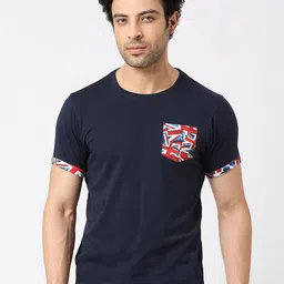 Pepe Jeans Round Neck Short Sleeves Cotton Slim Fit T-shirt-image-86