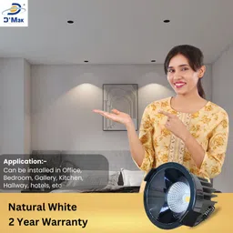 d'mak D’Mak Glitter Shiny Black LED COB Spot Light for POP/Recessed Lighting NW Ceiling Light Ceiling Lamp image 5