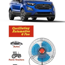 genipap Oscillating Fan 6 Inch 12V Automotive For Car/Truck/Auto rickshaw-PKN0759 Car Interior Fan-picture-31
