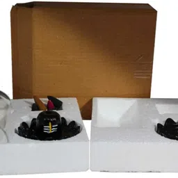 kfitn Shivling Incense Backflow Smoke Fountain 10 free Decorative Showpiece - 20 cm image 3