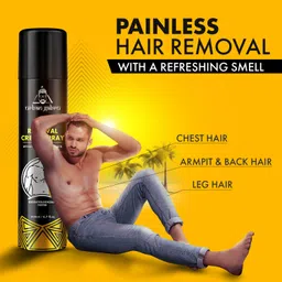 urbangabru Hair Removal Spray for Chest, Back, Legs, Under Arms & Intimate Area Spray image 3