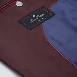 Louis Philippe Checked Single-Breasted Slim Fit Formal 3-Piece Suit image 2