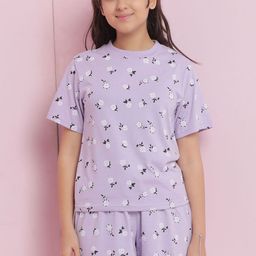 Lil Tomatoes Girls Printed Night suit-picture-29