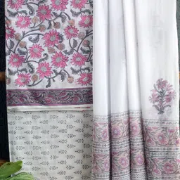Weaves of Tradition Printed Pure Cotton Unstitched Dress Material-picture-32