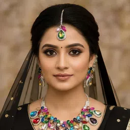 Nui Silver-Plated Stone-Studded Jewellery Set-picture-13