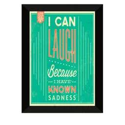 SAF Green & White Motivational Quotes UV Textured Framed Wall Art image 2