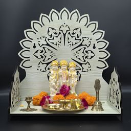OLIVE TREE Grey Textured Wooden Home Temple-picture-32