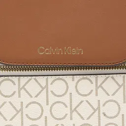 Calvin Klein Women Typography Printed Backpack image 3
