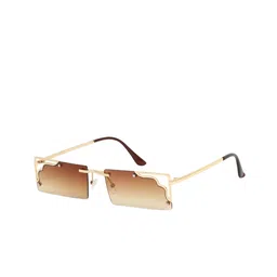 French Accent Men Rectangle Sunglasses with Polarised Lens image 4