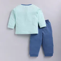 Nottie Planet Boys Printed Round Neck Pure Cotton T-shirt With Jogger image 3