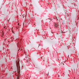 Cutiekins Boys Floral Printed Kurta with Pyjamas image 2