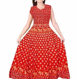 KRISMARTELITE Printed A-Line Maxi Dress-picture-28