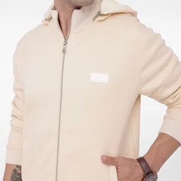 French Connection Mock Collar Detachable Hooded Sweatshirt image 5