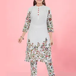 Muhuratam Girls Printed Kurta Set-picture-19