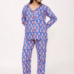 Biglilpeople Women Printed Night suit-picture-19