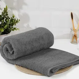 LUXEHOME INTERNATIONAL Grey 2 Pieces Bamboo 670 GSM Bath Towels-image-5