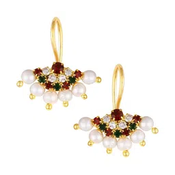 VIVASTRI Women Gold-Plated Alloy Earrings-picture-14