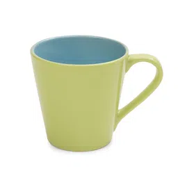 Pure Home and Living Green & Blue Solid Stoneware Glossy Mugs Set of Cups and Mugs image 2