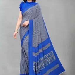MADHUR MILAN Ethnic Motifs Pure Crepe Saree-picture-30