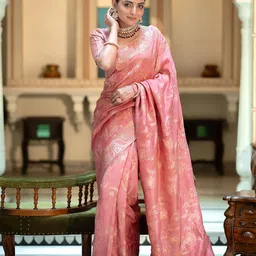 KALINI Woven Design Zari Designer Banarasi Saree image 1