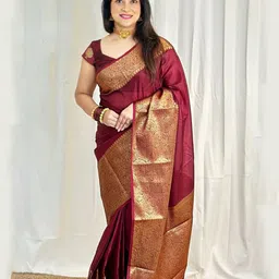 Areca Designer Zari Banarasi Saree-picture-10