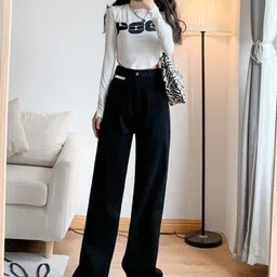 The Roadster Lifestyle Co Straight Fit Mid-Rise Jeans image 2