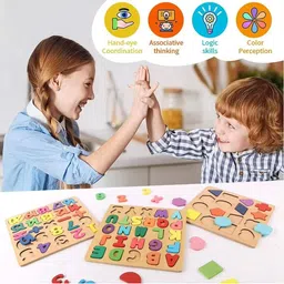 AUGEN Unisex Wooden Puzzles Activity Toys and Games image 5