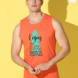 WOOSTRO Pack Of 2 Printed Combed Cotton GymInnerwear VWS26(ENJOY ORANGE)(ENJOY WHITE)-image-32