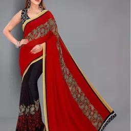 moda rapido ANAND SAREES Floral Printed Saree image 1