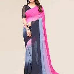 moda rapido ANAND SAREES Ombre Dyed Saree image 1