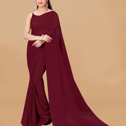 ANAND SAREES Pure Georgette Saree-image-11