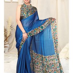 MIRCHI FASHION Poly Chiffon Saree With Printed Blouse-picture-28