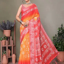 KALINI Floral Zari Saree-image-54