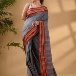 Arhi Zari Pure Cotton Saree-image-15
