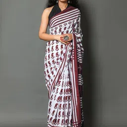 BUTA BUTI Paisley Pure Cotton Saree-picture-13
