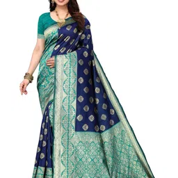Varanga Ethnic Motif Zari Woven Kanjeevaram Saree-picture-11