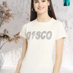 Metronaut Women Typography 2 Wonder Woman Printed Applique T-shirt-picture-22